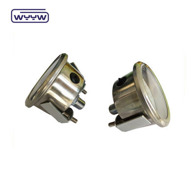 คุณภาพ  Axial 2.5" U-Clamp Pressure Gauge Manometer / Back Connection Pressure Gauge โรงงาน