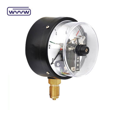 คุณภาพ  63mm Electric Contact Pressure Gauge Bottom Connection No Oil Filled โรงงาน