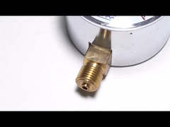 เครื่องวัดความดันในแคปซูล 90mbar สีดําเหล็กต่ํา 60 มิลลิเมตร นาโนเมตรชนิด Bellow