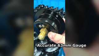 หน้าแปลนหน้า เหล็กดำ ข้อต่อทองเหลือง 2.5" 63 มม. 0~0.6MPa ติดหมี,