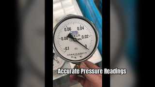 4" 100มม.,-01~0Mpa เคส Chrome,เครื่องวัดความดันสุญญากาศ