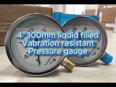 เคส Chrome และกรอบ Chrome ขนาด 4" 100 มม. 0~2.5MPa/0~1MPa