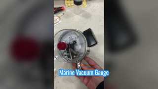 สแตนเลสสตีลทั้งหมด 4" 100 มม. 0~0.6MPa พร้อมระบบป้องกันการระเบิดที่ด้านหลัง