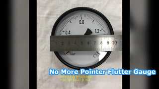 เกจวัดความดันเศรษฐกิจเหล็กกล้าคาร์บอน 4" 100 มม. 0~1.6MPa