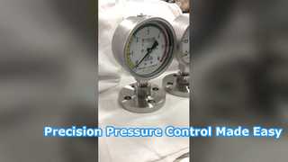 เกจวัดความดันออกซิเจน 4" 100 มม. | 0-6MPa