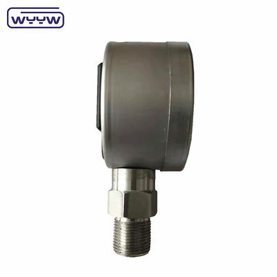 เครื่องวัดความดันดิจิตอลอุตสาหกรรม 65mm Bar Psi สําหรับอากาศ น้ํามัน ไฮดรอลิก