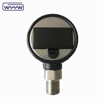 เครื่องวัดความดันดิจิตอลอุตสาหกรรม 65mm Bar Psi สําหรับอากาศ น้ํามัน ไฮดรอลิก