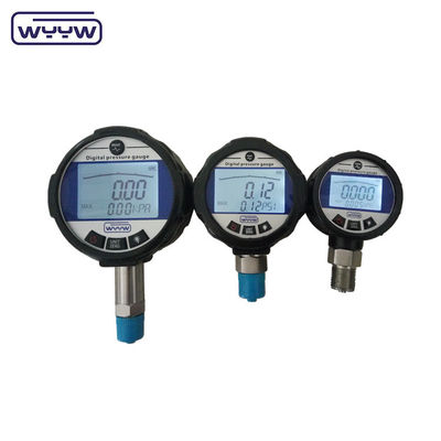 เครื่องวัดความดันก๊าซดิจิตอลจากสแตนเลส 65 มม. พร้อมจอ LCD ดิจิตอล 4-5 มม.