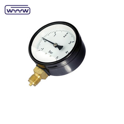 1.6%Fs -30inhg เครื่องวัดความดันระยะว่าง -1-0 Mpa เครื่องวัดความดันลบ 100 มม.
