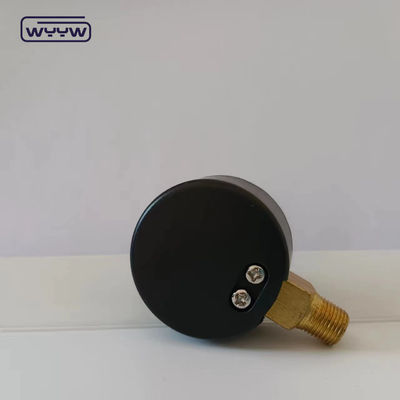 CE มาตรฐาน 40MM พลาสติก 0-4Bar 1/8&quot;BSP AIR Manometer เครื่องวัดความดันก๊าซธรรมชาติ