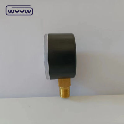 CE มาตรฐาน 40MM พลาสติก 0-4Bar 1/8&quot;BSP AIR Manometer เครื่องวัดความดันก๊าซธรรมชาติ