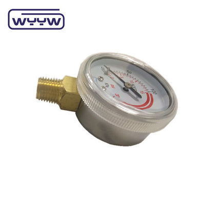 คุณภาพสูง psi 2 นิ้ว ขายปลีก manometer ความดันก๊าซโพรเปาเนียม radial