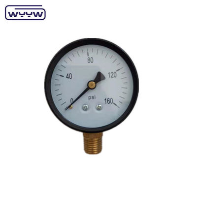 เครื่องวัดความดันสําหรับกรองสระว่ายน้ํา 2&quot; วงจร, 0-60 Psi, ด้านล่าง Mount 1/4 &quot;สายท่อ