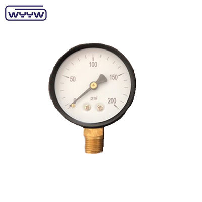 เครื่องวัดความดันสําหรับกรองสระว่ายน้ํา 2&quot; วงจร, 0-60 Psi, ด้านล่าง Mount 1/4 &quot;สายท่อ