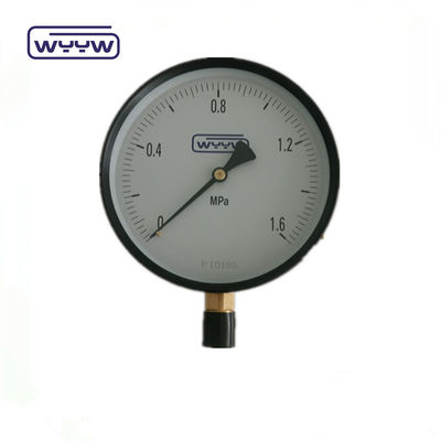 โรงงาน Y-150 ก๊าซธรรมชาติทดสอบเครื่องวัดความดัน Analogue 6 นิ้ว 150mm 0-1MPa 0-150psi นิโตรเจน manometer