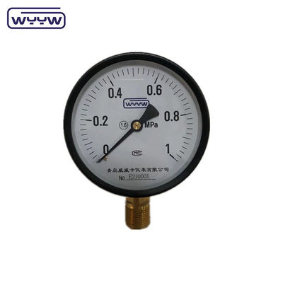 เครื่องวัดความดันท่อน้ํา โรงงาน 100 มม 4 นิ้ว M20X1.5 สีดําเหล็กราคาถูก manometer 20 psi