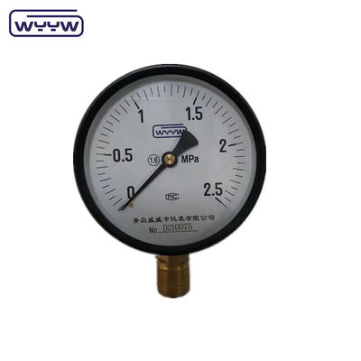 เครื่องวัดความดันท่อน้ํา โรงงาน 100 มม 4 นิ้ว M20X1.5 สีดําเหล็กราคาถูก manometer 20 psi