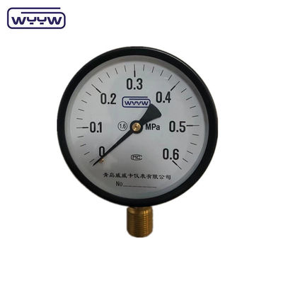 เครื่องวัดความดันท่อน้ํา โรงงาน 100 มม 4 นิ้ว M20X1.5 สีดําเหล็กราคาถูก manometer 20 psi