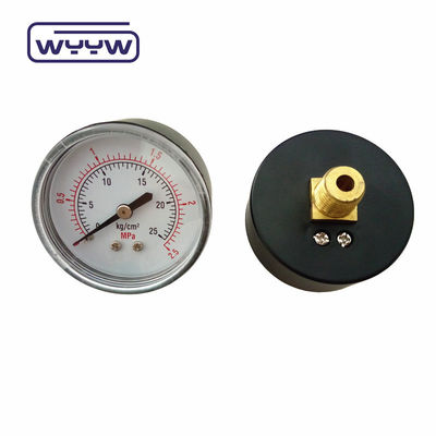จีนเครื่องวัดแรงดัน ราคาโรงงาน 1.5 &quot; 40mm 0-3.5bar พลาสติกแก๊สแกนเมตรแกน