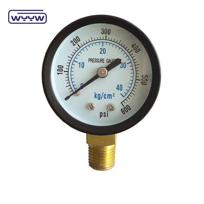 ปรับแต่งด้านหลังติดตั้ง 150 psi ขายร้อน 60 มม มะนุมทั่วไป M12X1.5 อากาศ 10 bar เครื่องวัดความดัน