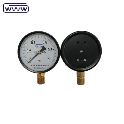 ราคา WYYW โรงงาน 1MPa 1.6MPa เครื่องวัดความดัน 100mm M20X1.5 G1/2&quot; นาโมเมตรน้ํา