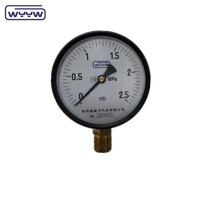 ราคา WYYW โรงงาน 1MPa 1.6MPa เครื่องวัดความดัน 100mm M20X1.5 G1/2&quot; นาโมเมตรน้ํา