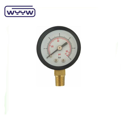 เครื่องวัดน้ําหนักก๊าซธรรมชาติทั่วไป 1.5&quot; เครื่องวัดความดัน 1/8 NPT