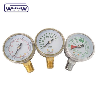 2&quot; กวัดความดันก๊าซทั่วไป มะโนเมตร ด้านล่าง Mount 50mm Dial