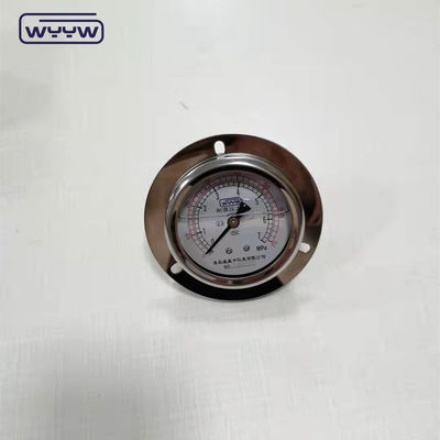 เครื่องวัดความดันขนาดสองสัดส่วน PSI ที่เต็มไปด้วยน้ํามันกลีเซอรีน ขนาด 63mm EN837-1 ที่ได้รับการอนุมัติโดย CE