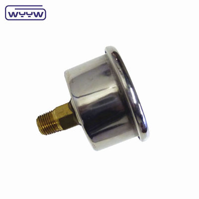 40 มิลลิเมตรเซเนเตอร์หลัง OEM 1/4 &quot;bsp npt 1.5 นิ้วหน้ากลีเซอรินเต็มเครื่องวัดความดัน