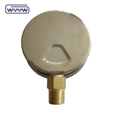 เครื่องวัดความดันแบบไฮดรอลิก ไลควีด ไกลเซอริน เติม 100 มิลลิเมตร ด้านล่าง 3/8 &quot;BSP 1/2&quot;G EN837-1