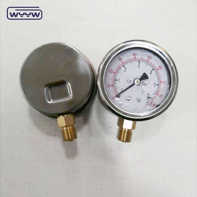 oem สําหรับฟรีอุตสาหกรรม manometer ความดัน penumatic 1/4&quot;G การเชื่อมต่อ radial