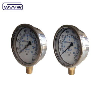 ผลิตภัณฑ์ใหม่ บายโเนต โครม 1/2&quot; bsp radial entry bar psi 4&quot; glycerin เติมวัดแรงดัน manometer