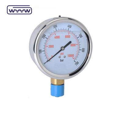 ผลิตภัณฑ์ใหม่ บายโเนต โครม 1/2&quot; bsp radial entry bar psi 4&quot; glycerin เติมวัดแรงดัน manometer