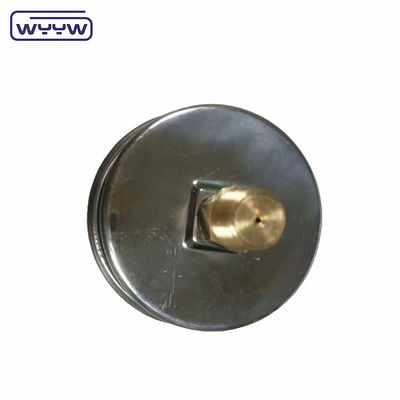 63mm EN837-1 น้ําไฮดรอลิก 0-10bar / psi ไฮดรอลิกเข้าน้ํามันกลีเซรินเต็มเครื่องวัดความดัน 2.5 "มาโนเมตร