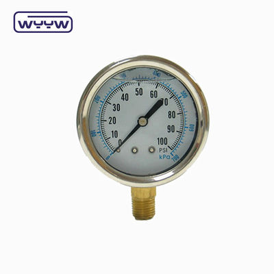 2.5&quot; แอนติไวบราชั่น แมนโมเมตรเครื่องวัดแรงกด