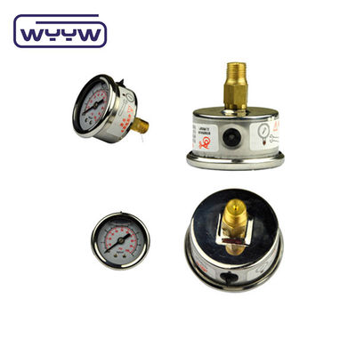 เครื่องวัดความดันที่เต็มไปด้วยกลีเซอรีน OEM ODM OBM ปรับแต่ง