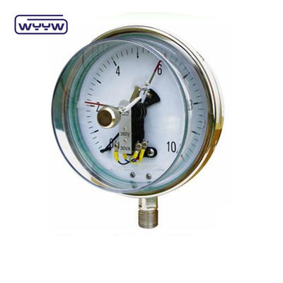 เครื่องวัดความดันน้ํามันไฟฟ้าที่เต็มด้วยซิลิโคน 100 มม