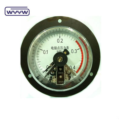 60 มม ไฮดรอลิก แจ็ค เครื่องวัดแรงดัน Manometer กับ Back Flange