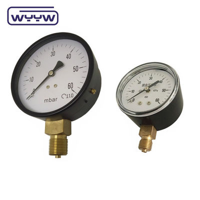 สแตนเลสดํา lpg กวัดความดันแคปซูลต่ํา Specifications Custom 2.5 &quot; 63mm 0-5psi