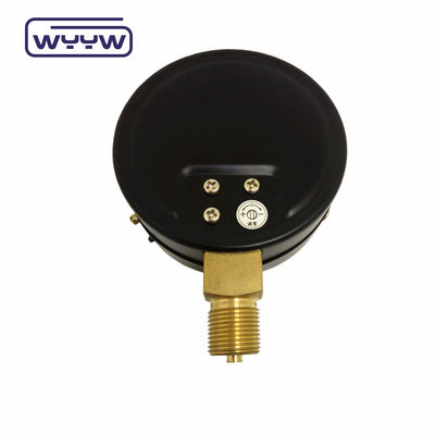 นาฬิกาต่ํา SS 63mm InH2O WC เครื่องวัดความดัน Mbar Bellows เครื่องวัดความดัน