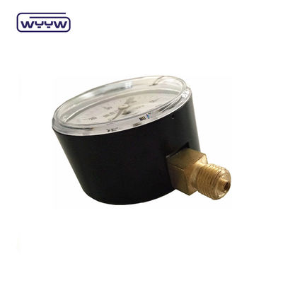 Bellows ประเภท แคปซูล เครื่องวัดความดัน 63mm InH2O Manometer 100 Mbar