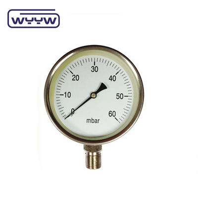60-100mm CmH2O แคปซูลเครื่องวัดแรงดัน มานโมเมตร 1.6% ความแม่นยํา