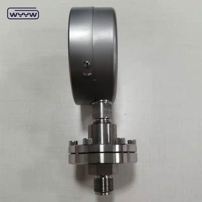 100mm DN20 PN40 ประเภท Flange เครื่องวัดความดัน SS316 เหล็กไร้ขัด