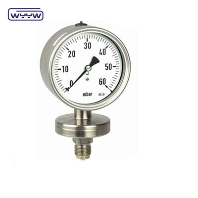 WYYW เครื่องวัดแรงดันแผ่นผ่า 100mm เครื่องวัดแรงดันแรงหนัก