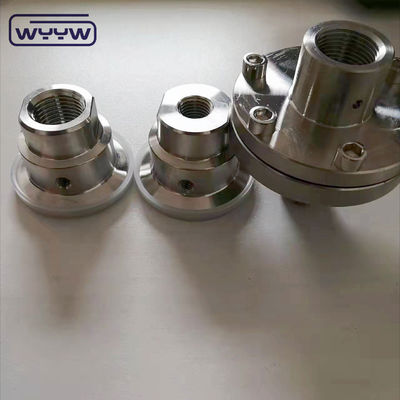 2&quot; 1.5&quot; 1/2&quot; NPT เครื่องวัดความดันแผ่นผนัง สแตนเลส SS316 Tri Clamp เครื่องวัดความดัน