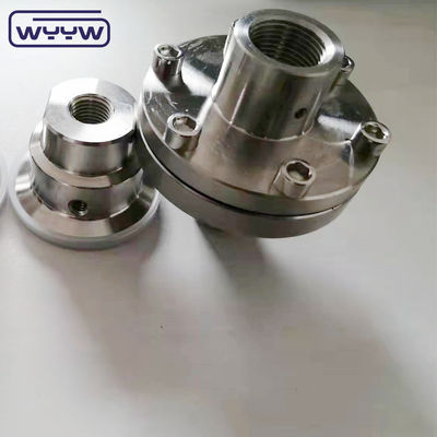 2&quot; 1.5&quot; 1/2&quot; NPT เครื่องวัดความดันแผ่นผนัง สแตนเลส SS316 Tri Clamp เครื่องวัดความดัน