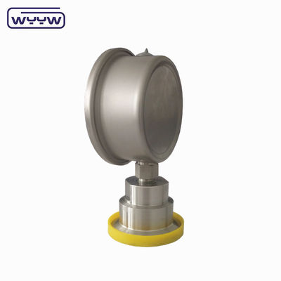 304 มานโมเมตร 1.5in. (50.5mm OD) Tri Clamp Membrane Pressure Gauge SS316 โลหะไร้ขัด