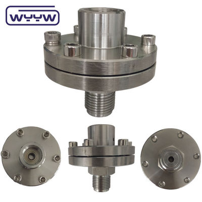 4 &quot; 100 มิลลิเมตรเครื่องวัดแรงดัน ซีล Diaphragm กรอบ SS และ SS ภายใน
