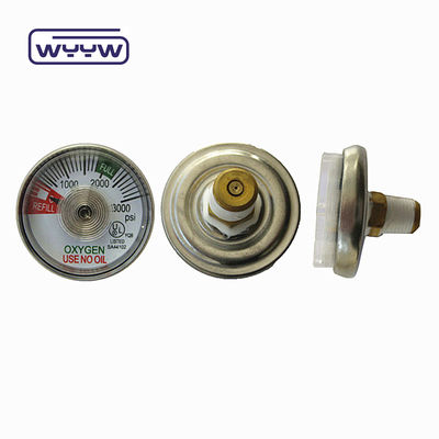 38mm ออกซิเจนใช้ไม่มีน้ํามัน psi manometer ความดันทางการแพทย์